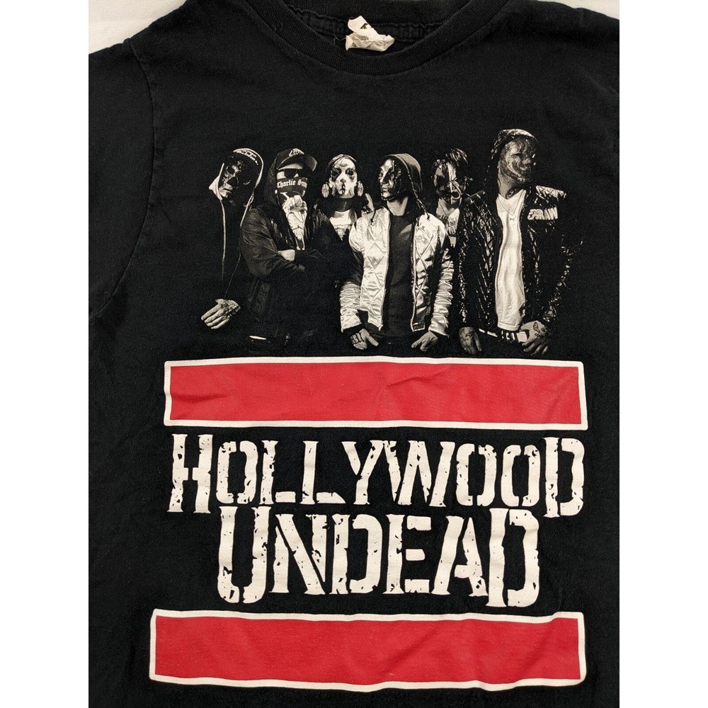 Vintage Bay Island Hollywood Undead Band T-shirt Size: XSmall - Picture 2 of 6